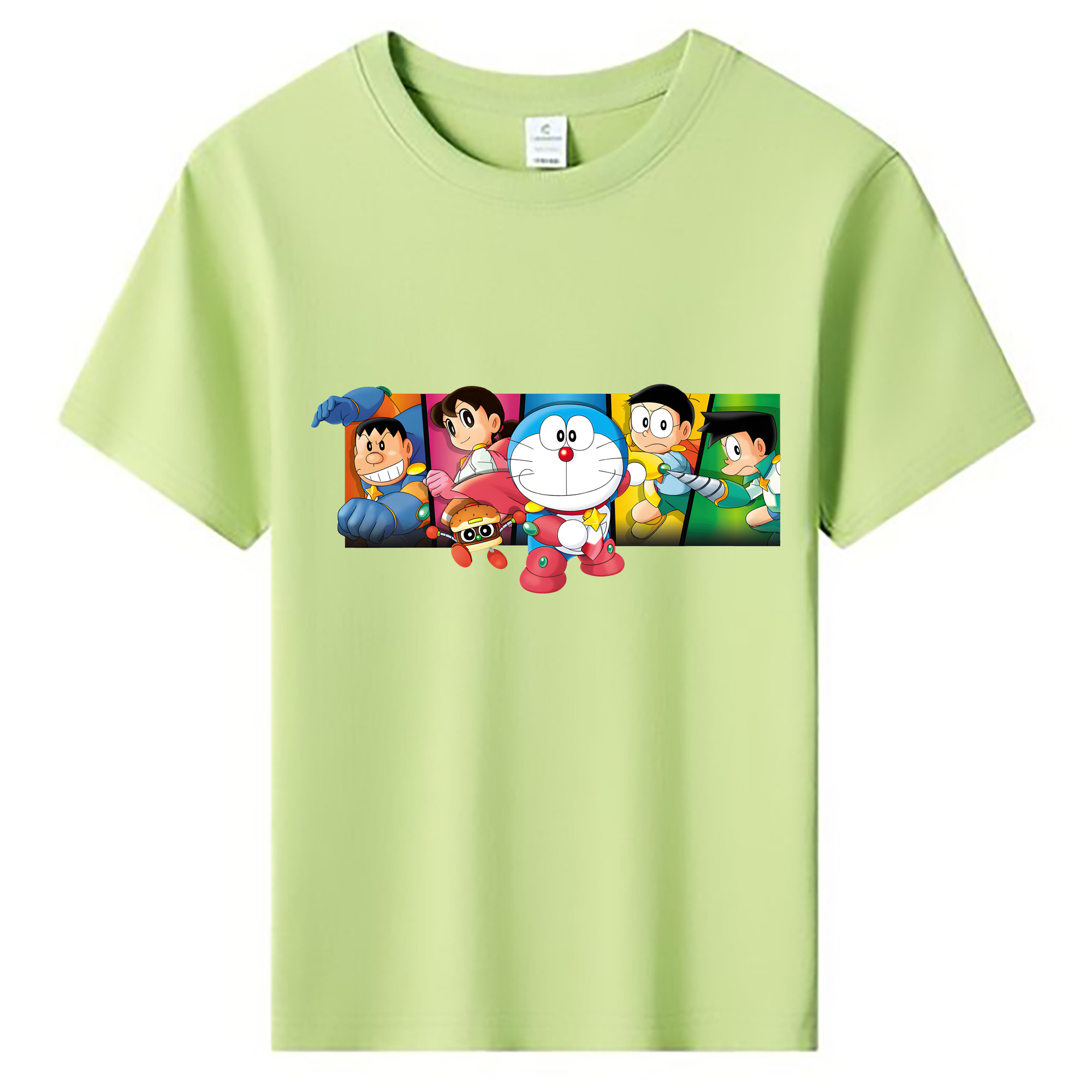 （画像用） ドラえもん Doraemon 綿100％キッズTシャツ（フロントプリント）